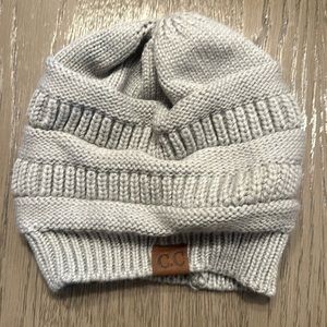 Gray CC Beanie